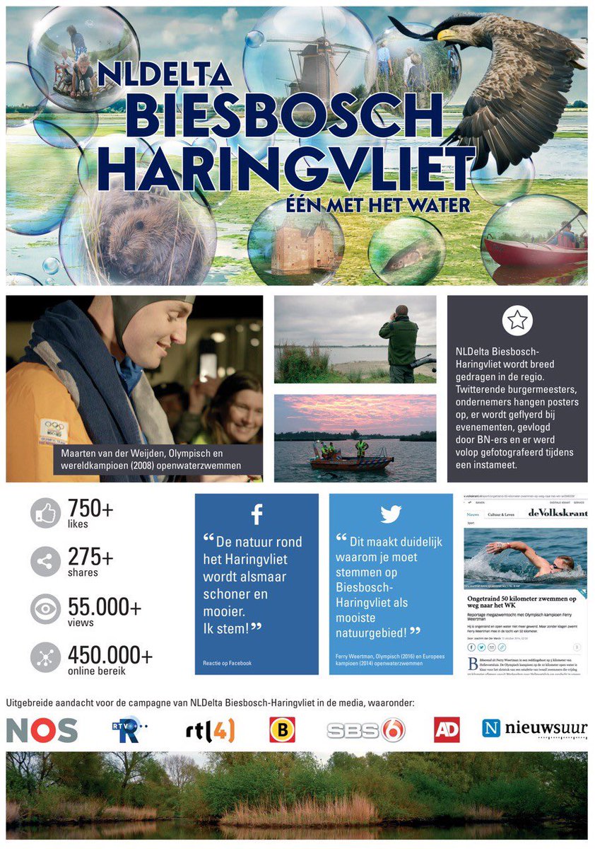 Stemmen <a href="/mooistenatuur/">Mooiste Natuurgebied</a> kan niet meer. We zijn trots op alle stemmers, zwemmers, bestuurders en partners! youtu.be/vH-p3EKPZSM #natuurfan