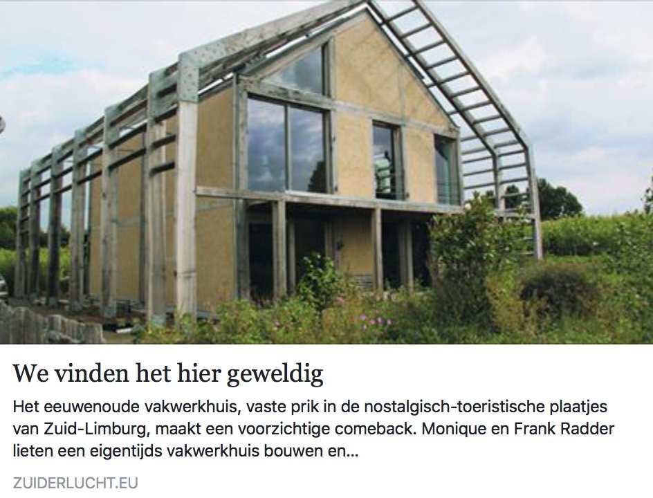 SATIJNplus's tweet photo. We vinden het hier geweldig! Eigentijds #vakwerkhuis in Zuid-Limburg.
Deze maand in @Zuiderlucht 
https://t.co/rqwBuL7brR https://t.co/Wi7WoZETeC