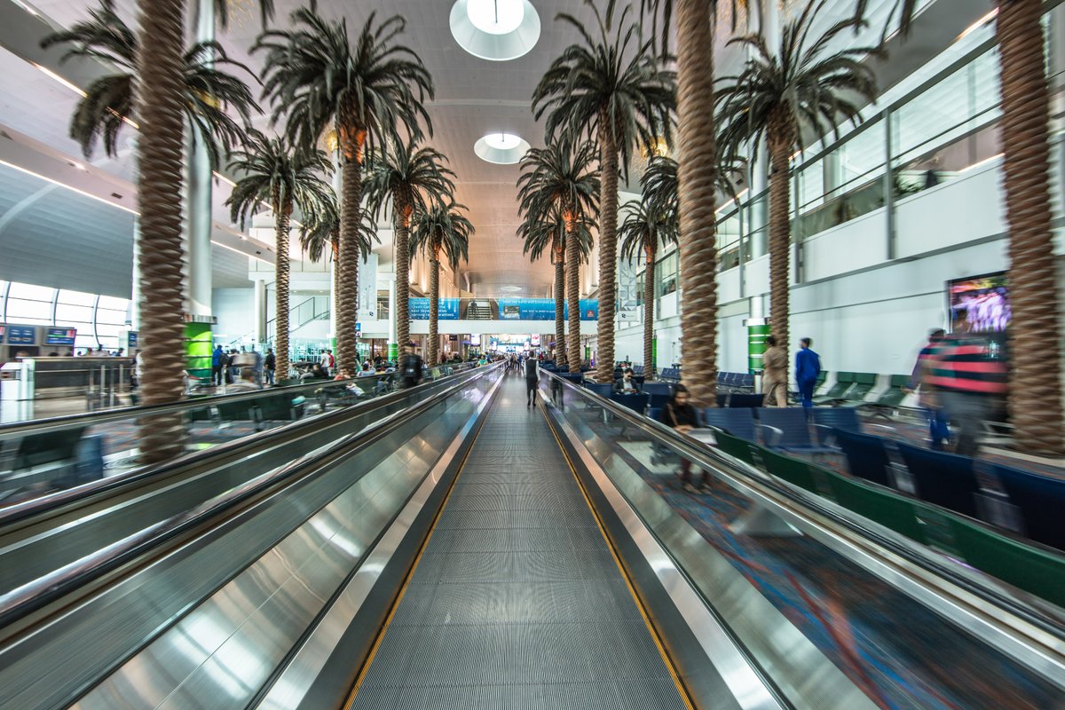 gulftoday's tweet photo. Dubai International Airport serves over 260 destinations & is set to handle 118 million passengers by 2023 #dxb #dxb23 #Airport #Traveller https://t.co/ZpJdIXn7Sa