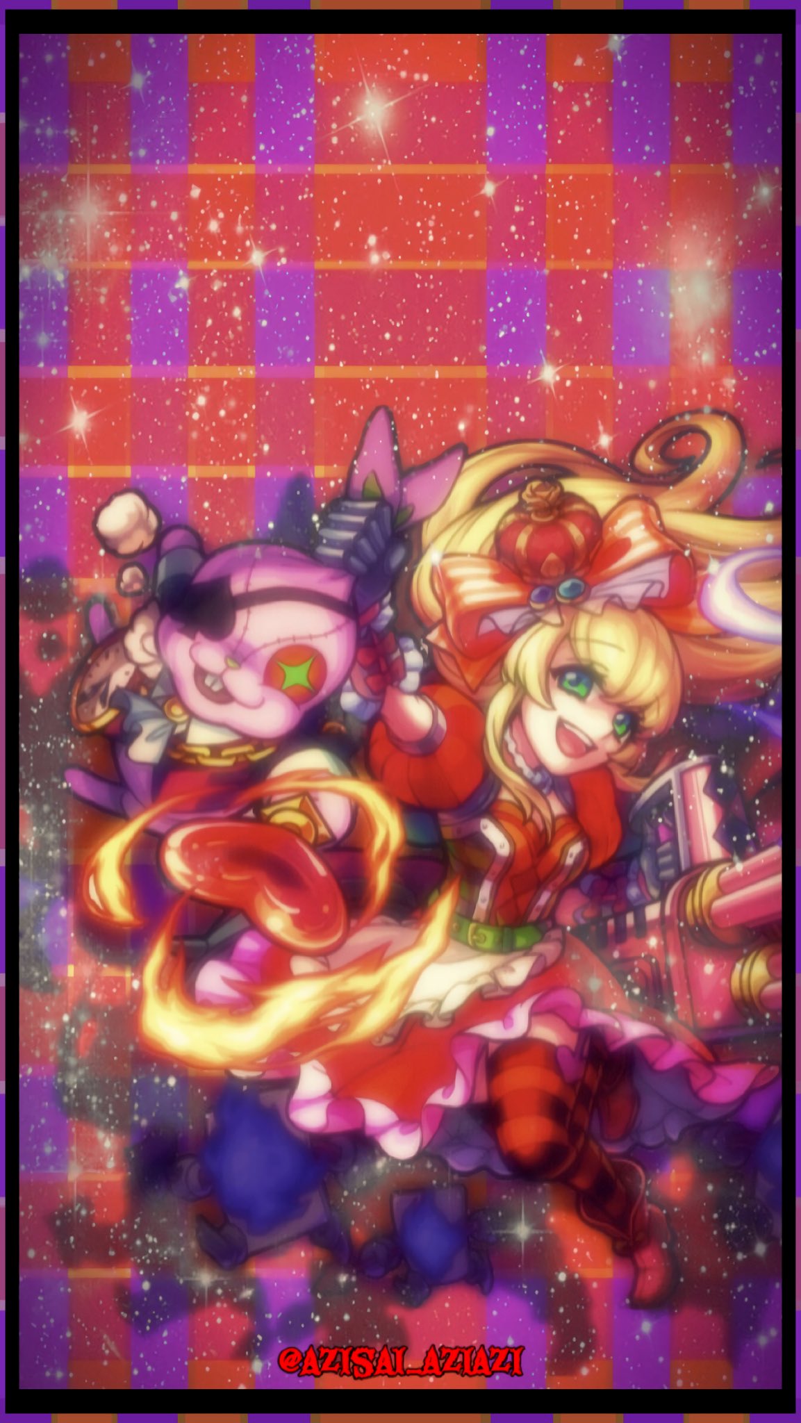 紫陽花 紫陽花加工 ハッピーハロウィン 神化アリス 赤ワンピースにグリーンアイ加工 O O 壁紙 待受画像 ロック画面に これのアイコン トプ画 もアップ済み Rtしてもらえるととても嬉しいです モンスト T Co Hlqf4sxaoh Twitter