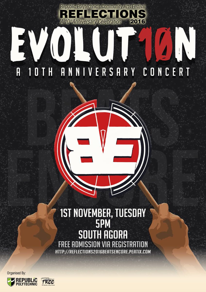 beats_encore's tweet photo. "EVOLUT10N" is happening TOMORROW! Head down to South Agora, 5PM! It's going to be an awesome show, don't miss it! #BE10ANNI #BEATSENCORE https://t.co/vnlPl1v0AY