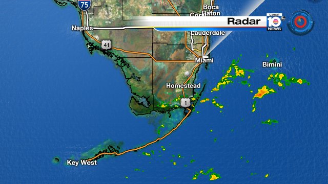 Morning showers will continue to impact #MiamiDade & the #Keys. Sun makes an appearance this afternoon. #Flwx https://t.co/EdX4QqSwM6