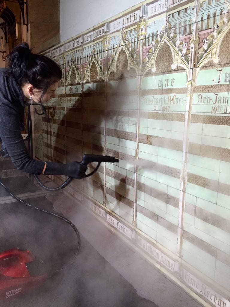 AldisandMay's tweet photo. Things are getting spooky in the Mortuary Chapel! @whatsonSMCSheff #conservation #halloween https://t.co/OYuYAuCtk3