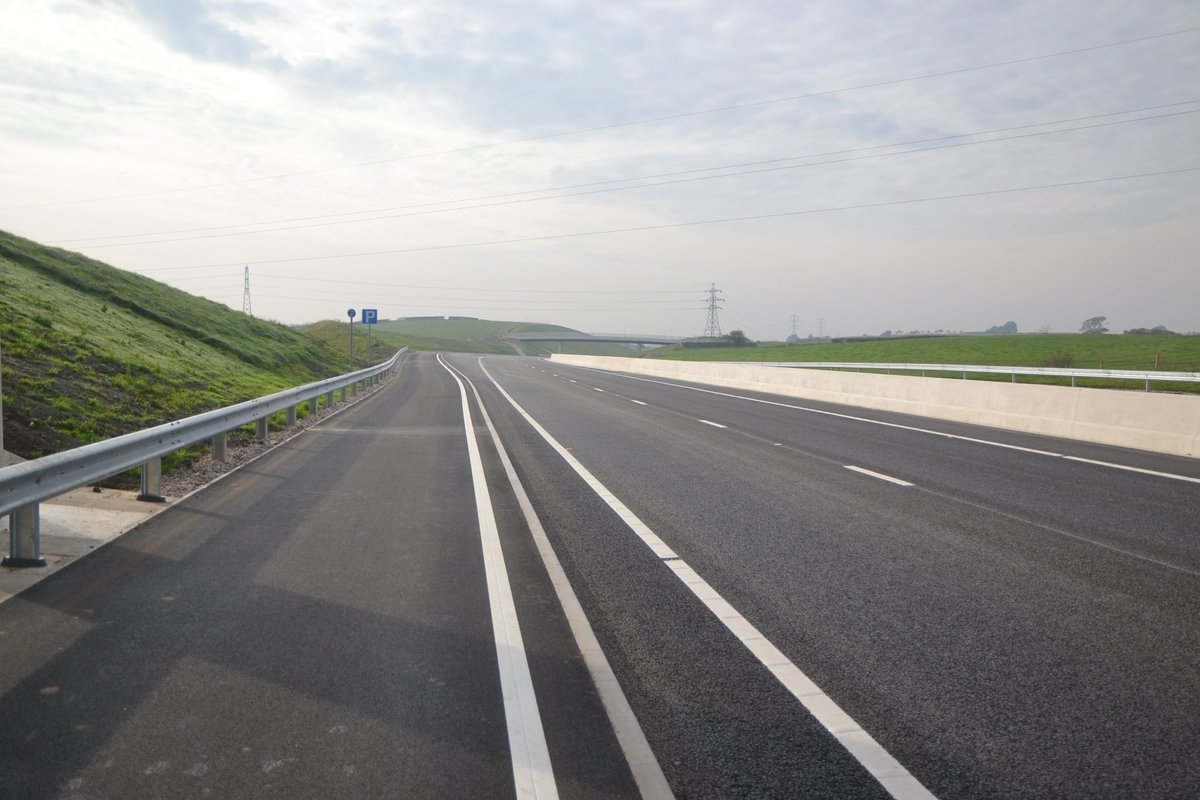 Just before the Heysham Link Road opened 31st Oct <a href="/TheBayOfficial/">Heart North Lancashire and Cumbria</a> <a href="/CostainGroup/">Costain Group</a> <a href="/Heysham_Link/">Heysham_Link</a> <a href="/MorecambeBID/">morecambebid</a> <a href="/The_Visitor/">Morecambe Visitor</a> <a href="/gazettenewsdesk/">Westmorland Gazette</a>