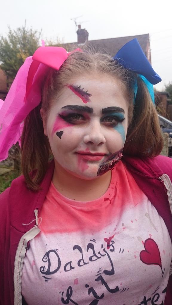 jemma_reason's tweet photo. Our harley and joker for @EssexZombieWalk  yesterday they looked so good https://t.co/54qHXgddSc