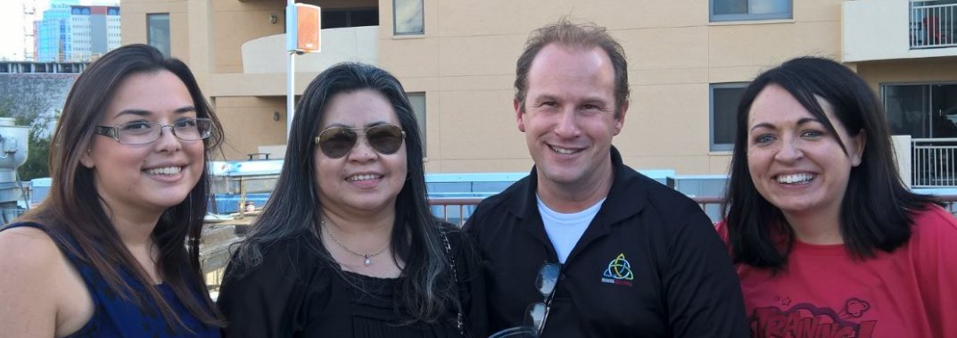 DynProOrg's tweet image. Congrats and thanks to new #MSDynGP exam committee chair @Briware_Rod, here with &amp;amp; @TrainingByAmber (R) &amp;amp; happy customers from Alaska (L)