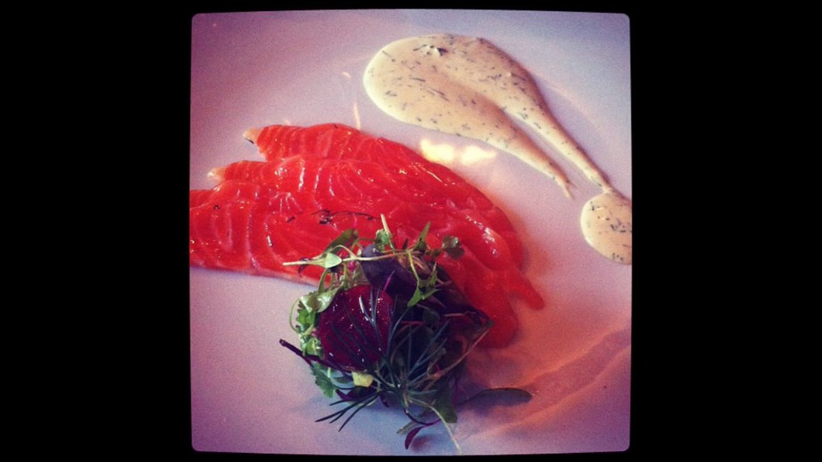 FoodyMoo's tweet photo. Such beautiful colours @GreatHouseHotel salmon gradvalax #eatingout #suffolk https://t.co/AkIWESOdka