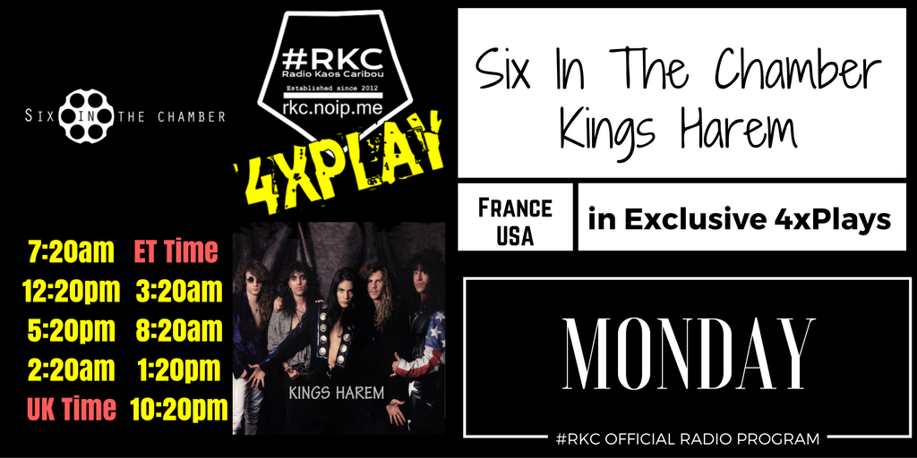 RadioKC's tweet photo. #RKC's MONDAY 4xPlays NOW

🔴 @sixinthechamber - Go! Boy! Go

🔴 @kingsharemband - Down By Riverside

on #RKC here https://t.co/6utD749c9j https://t.co/aRa4qKWfxa