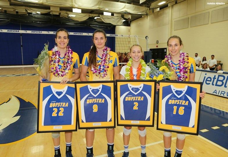 Not in our house!

<a href="/HofstraVB/">Hofstra Volleyball</a> completes its first undefeated home slate since 2004. #NCAAVB