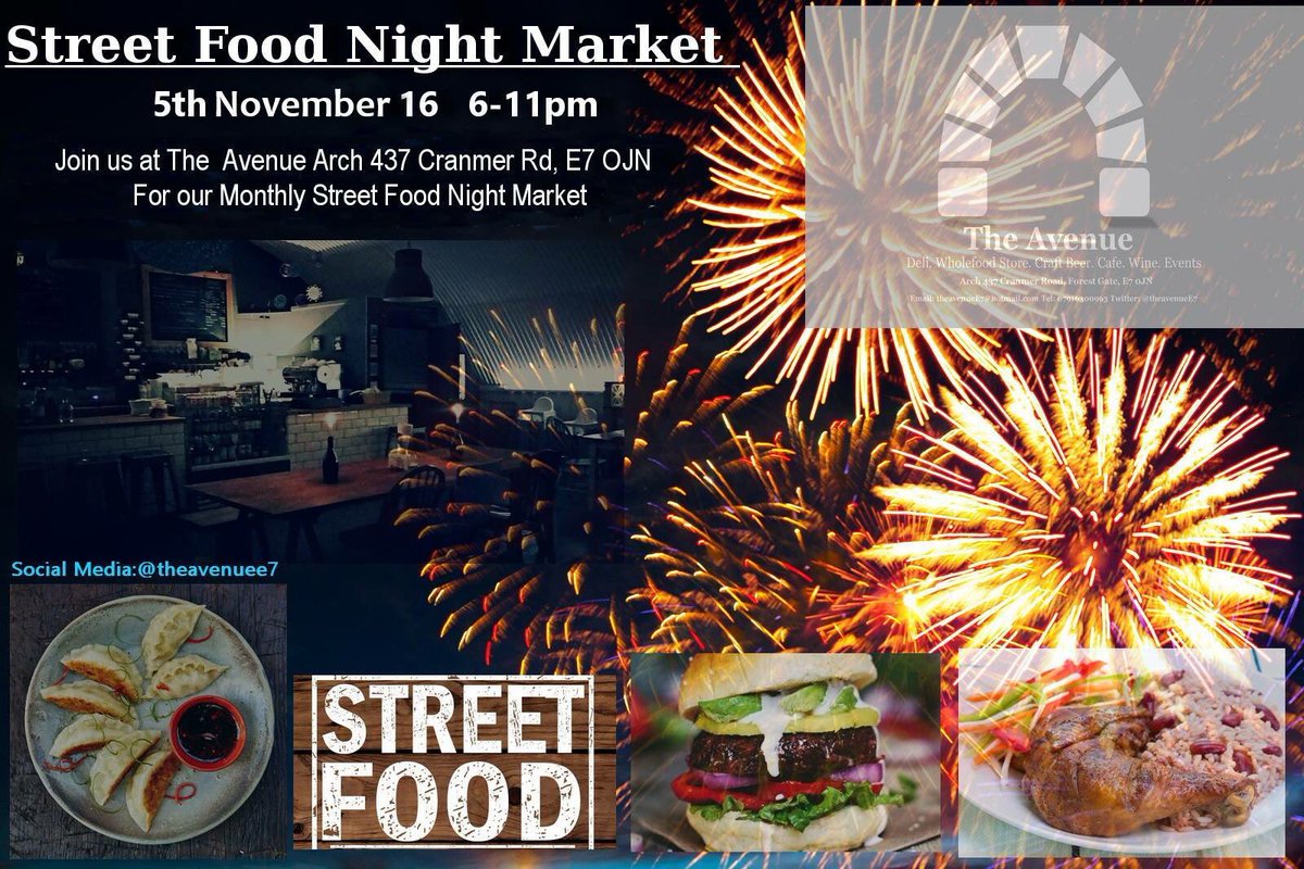 GuideNewham's tweet image. @theavenueE7 5th Nov 6-11pm 437 Cranmer road E7 0JN