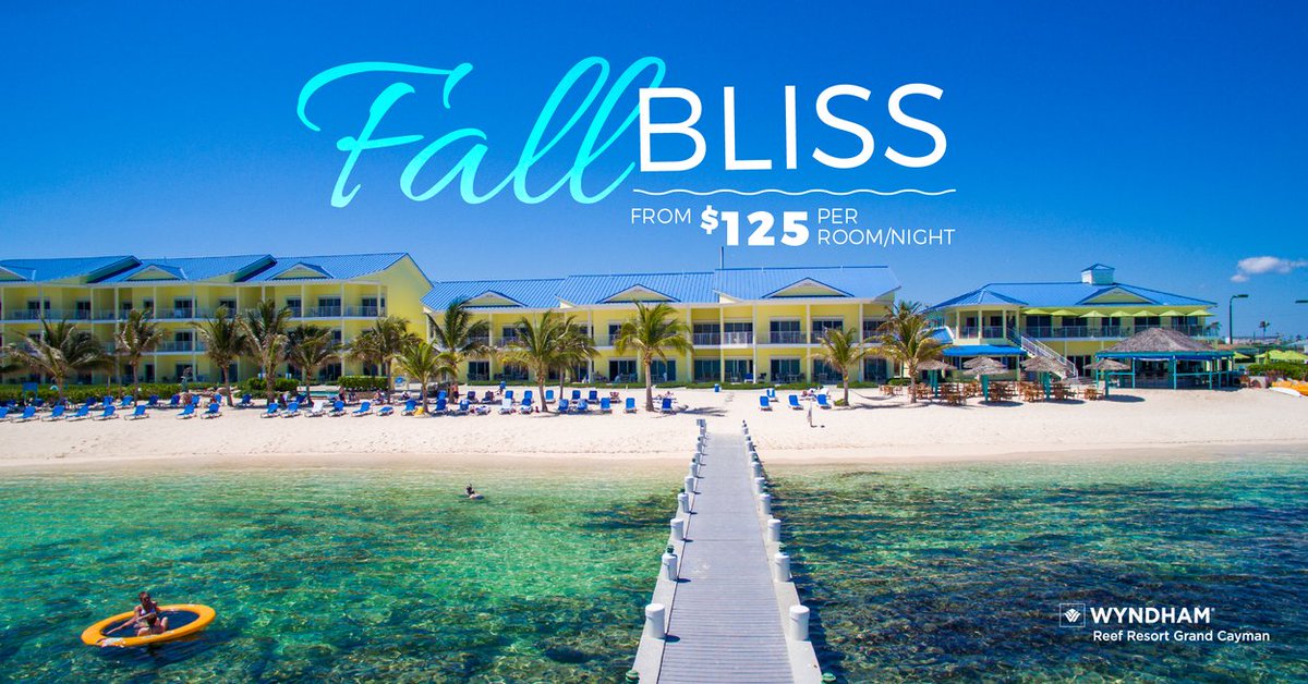 WyndhamReef's tweet image. Take advantage of our #FallBliss packages and book your #GrandCayman escape today! wyndhamcayman.com