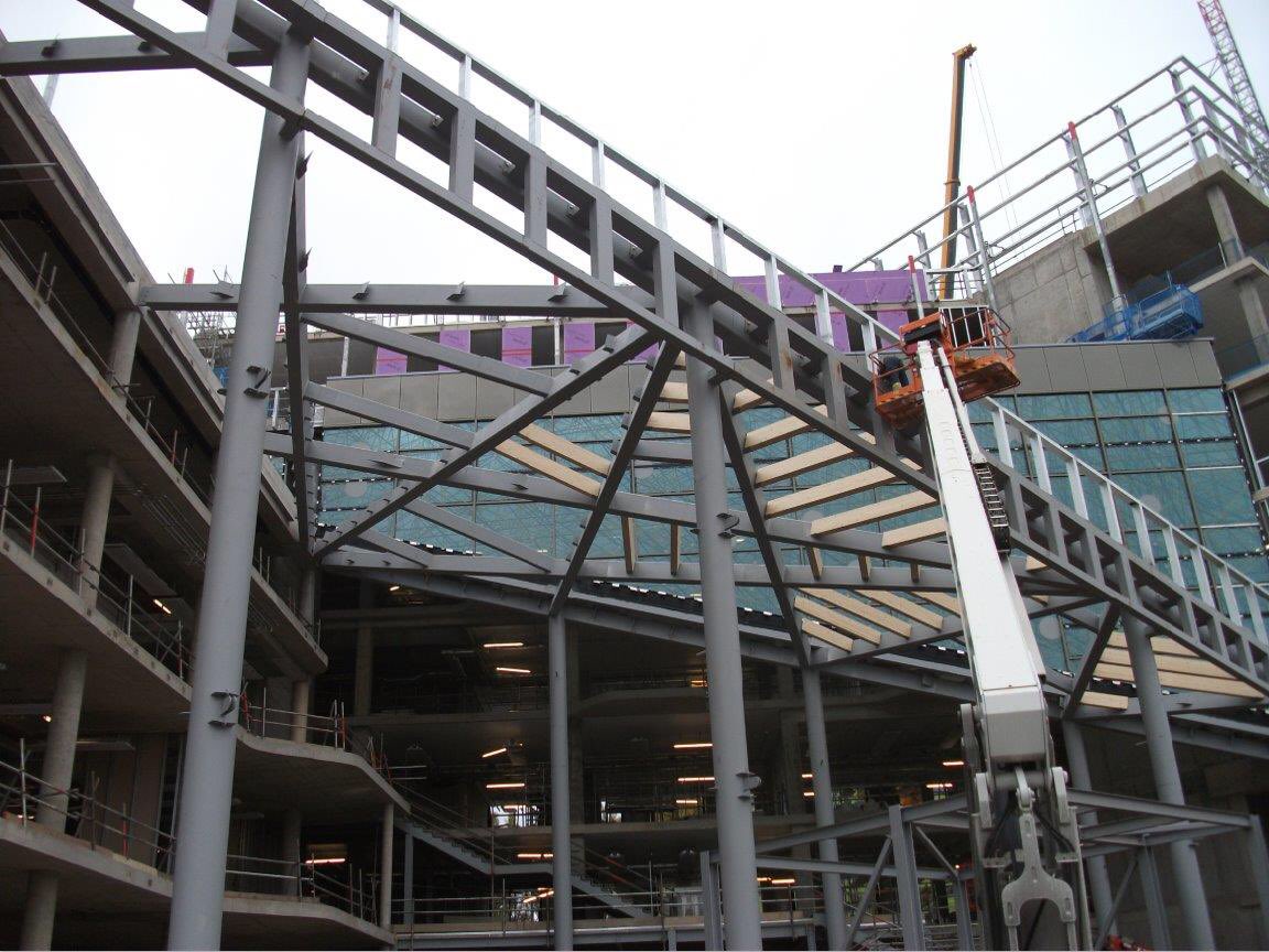 bandkUoN's tweet photo. Latest progress shots from #behindthehoardings @NCLScience #nclusb #sciencecentral with @MottMacDonald @turnertownsend @ view 1,2 &3 https://t.co/6GyN1X3U7K