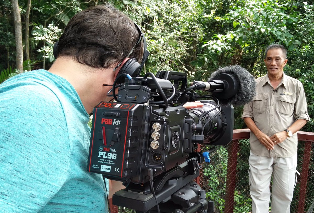 Kevin_Babey's tweet photo. Head of nature conservation at the Shangri-La Rasa Ria has a big interview! #ProjectBorneo @FujinonOptics @Blackmagic_News @PAG_UK @camRade https://t.co/TesNAfEI1k