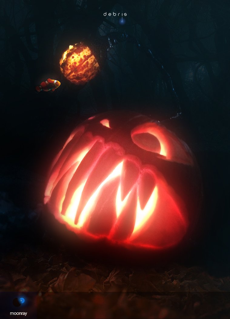 debris_game's tweet photo. @moonraystudios creepy #pumkincarving @debris #indiegame show us your awesome carvings! https://t.co/oYgvdo4JuE