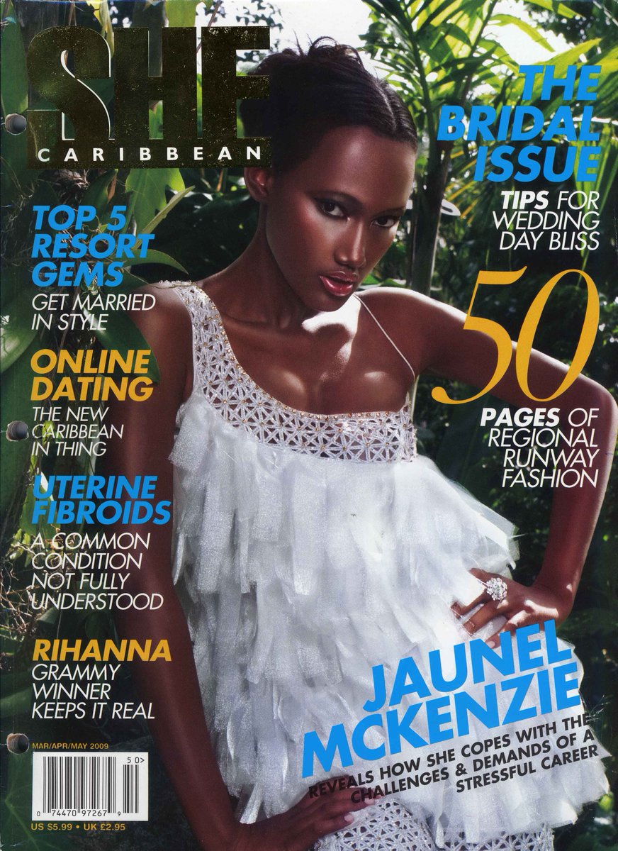 SHECaribbean's tweet photo. Oldie but goodie! S/o to SHE stunner Jaunel Mckenzie in this special bridal issue.
#SHEcaribbean #DaringlyCaribbean https://t.co/KUDaE1AP1M