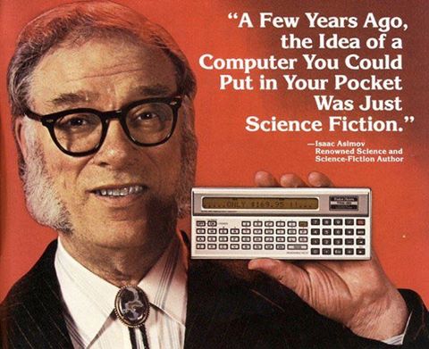 Lunoware's tweet photo. "For få år siden, var idéen om en computer du kunne have i din lomme blot Science Fiction" - Isaac Asimov ~1980 https://t.co/2rSFVedkZx
