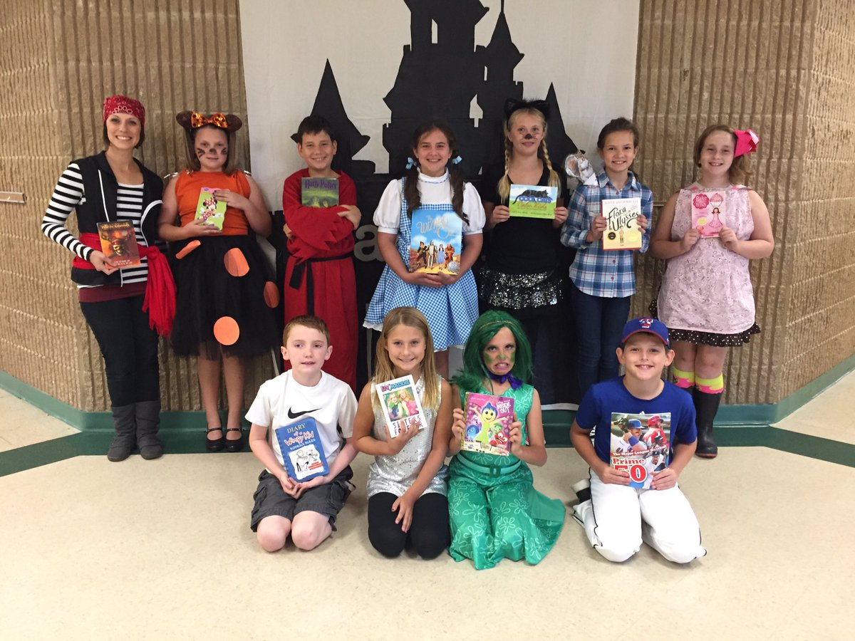 I love book character day!!! #readingrocks #weloveAES #acton5