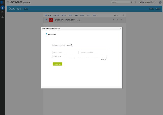 OracleDX's tweet image. @HelloSign talks about the possibilities of a paperless future with their integration with #OracleDOCS! #OracleDX ora.cl/Er6v