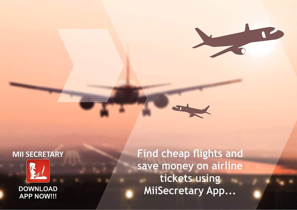 MiiSecretary's tweet photo. Find cheap flights in seconds, explore destinations on a map and many more...
To know more download App Now!!
#OneAppForAllNeeds https://t.co/ZTOrwpWEjT