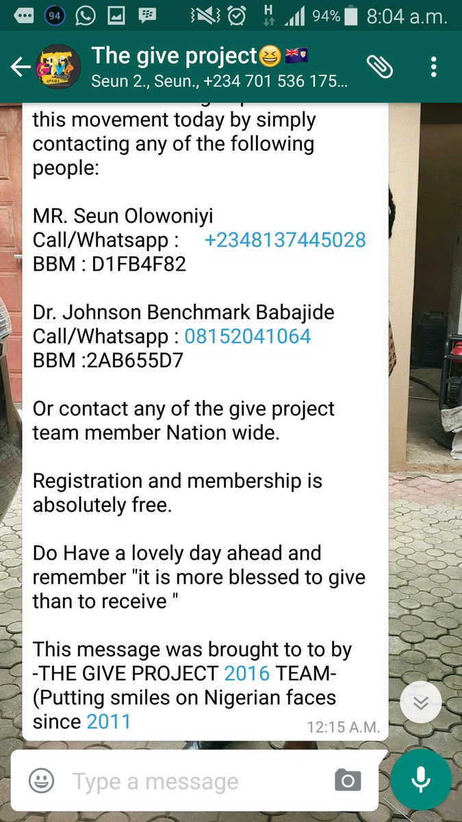 Debola_x's tweet photo. Good afternoon Guys. The Give Project is here again. Please RT, our supporters and sponsors are on your TL. Help us give💚God bless you🙏🙇#TGP https://t.co/mpFTetkSxT