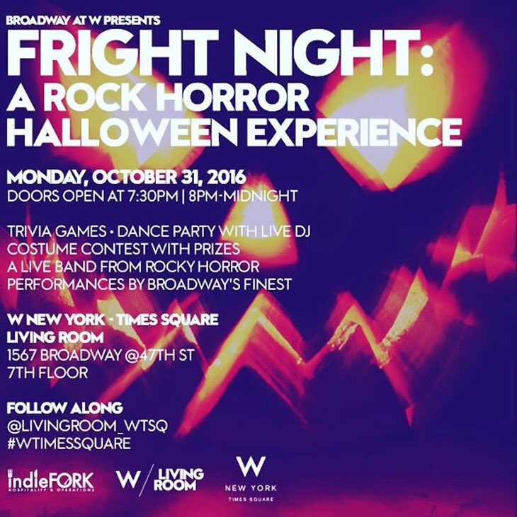 Tonight at The <a href="/LIVINGROOM_WTSQ/">Living  Room / WTSQ</a> come by for a frightful night of tricks and treats and your chance to win a two night stay a The W!