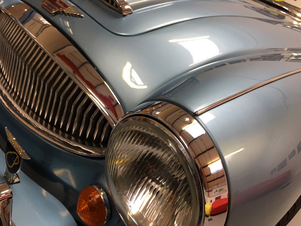 ParcFermeDetail's tweet image. Austin Healey fully detailed and finished with our own 'Brooklands' wax for protection and depth of shine