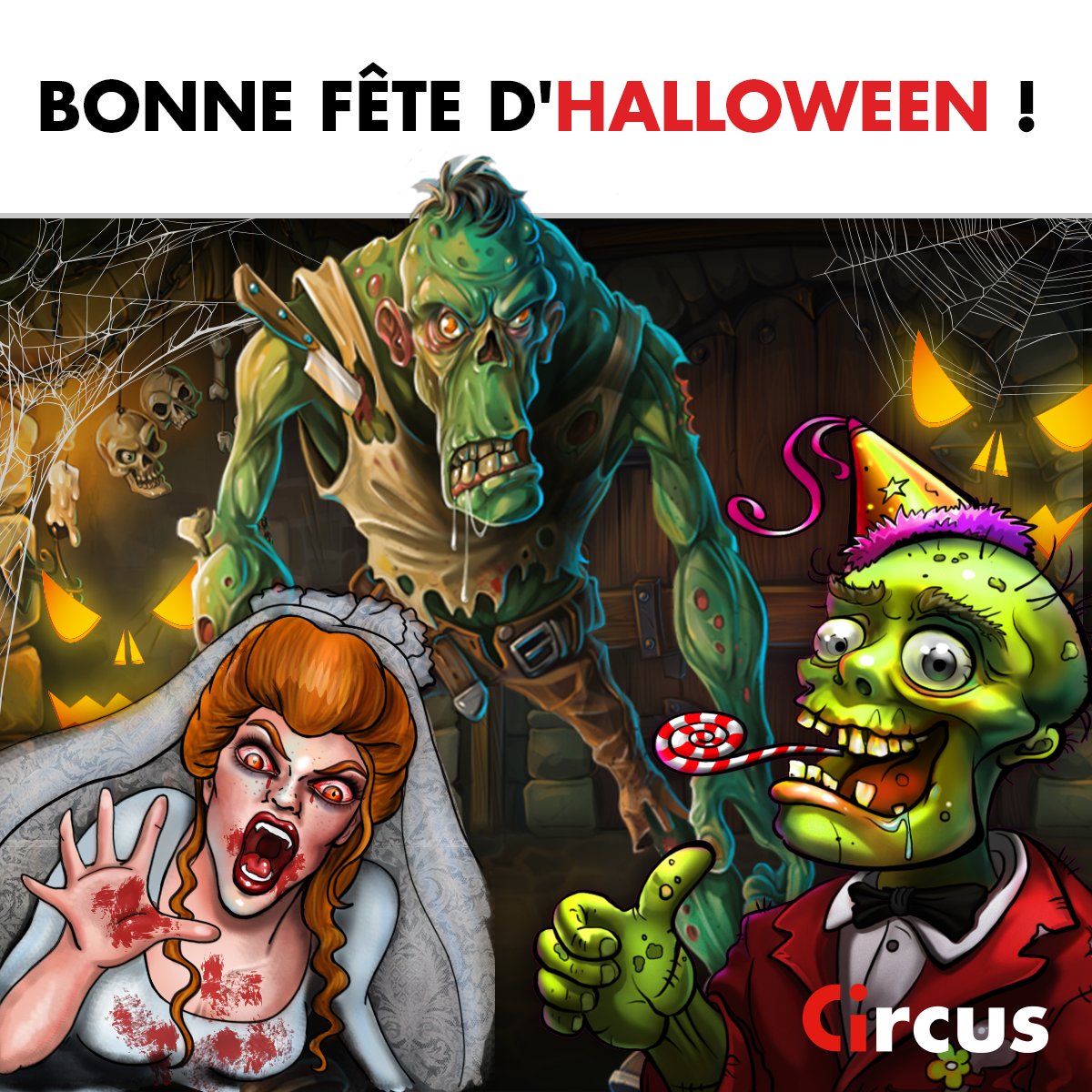 👻🎃 Bonne fête d' #Halloween ! Retrouvez nos jeux #Horreur : goo.gl/wlbmQD
