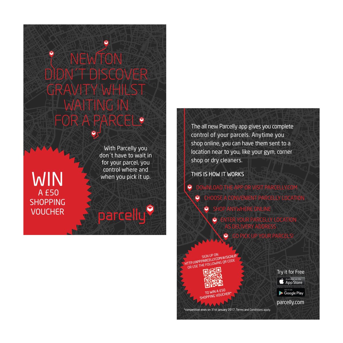parcelly's tweet photo. Check out our new #Parcelly flyers across @LSBU  and #WIN a £50 @AmazonUK  voucher! #studentcampaign #campus #parcellove https://t.co/a4edOJsuZl