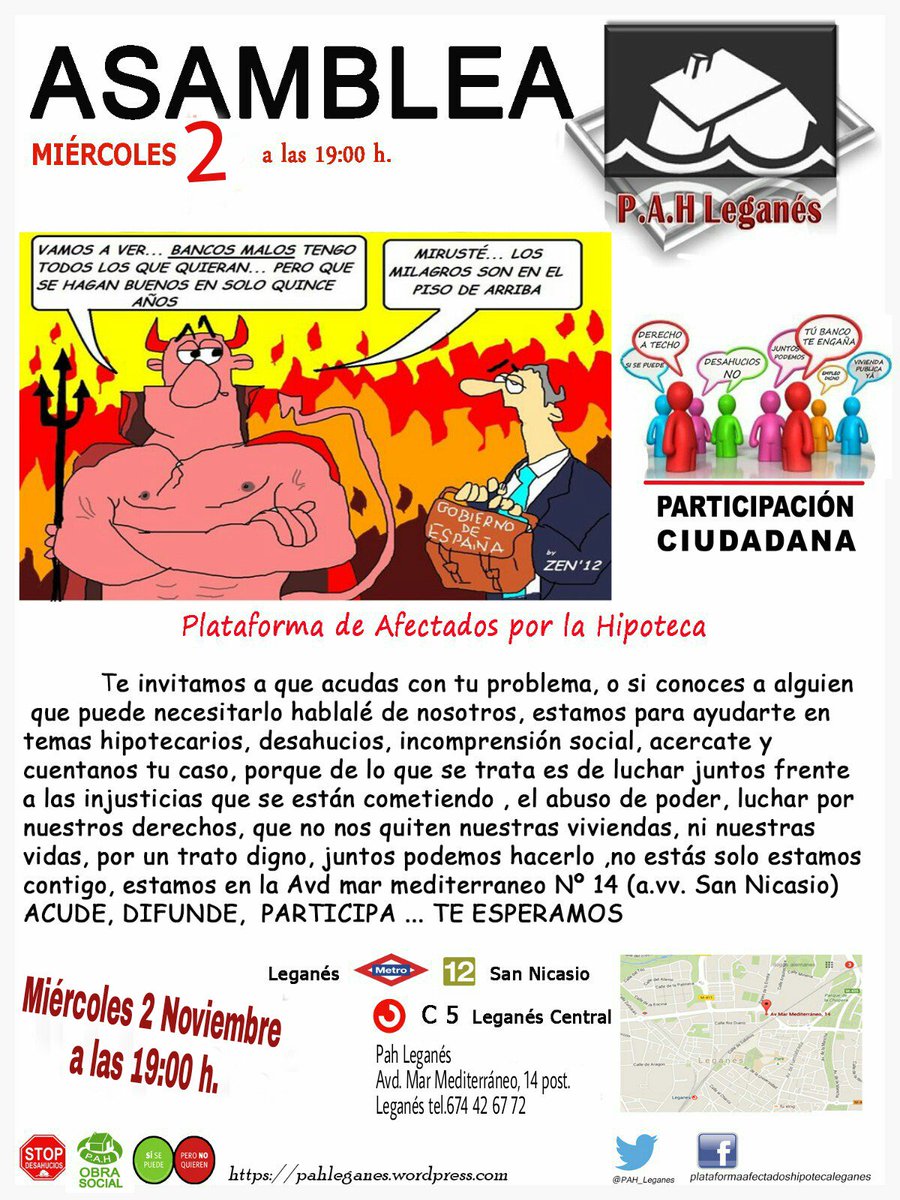 fcabaniserrano's tweet photo. #2miercolesnov #Asamblea #PahLeganes https://t.co/c8hxO7e9MH