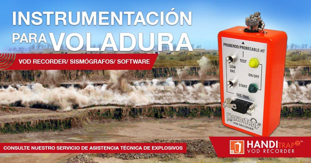 BLASTENGLA's tweet image. Lo mejor en instrumentación para voladura. #BLASTENGINEERING