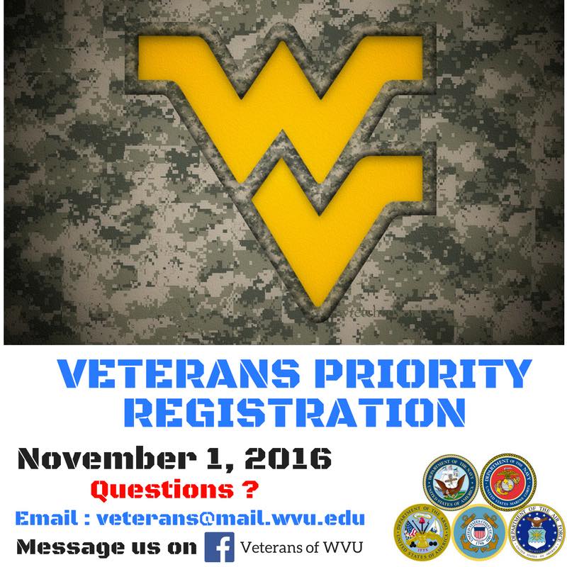 Student Veterans can register for classes starting tomorrow at 8 Am!