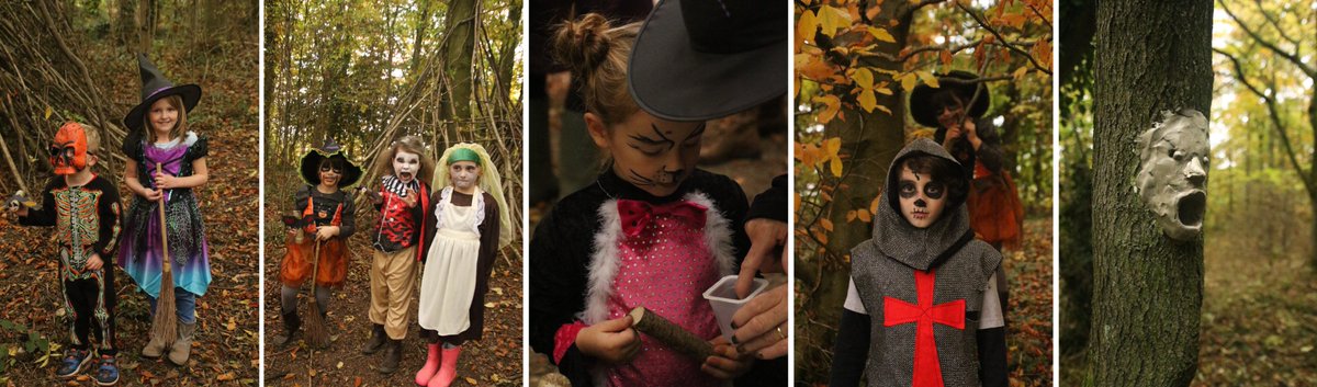 kateprice4's tweet photo. Wenlock Edge on Saturday was spooktacular! We made bats, told tales and went to the wood to meet ghostly characters! https://t.co/LQJlRwGXqA https://t.co/ToPcmtFWdv