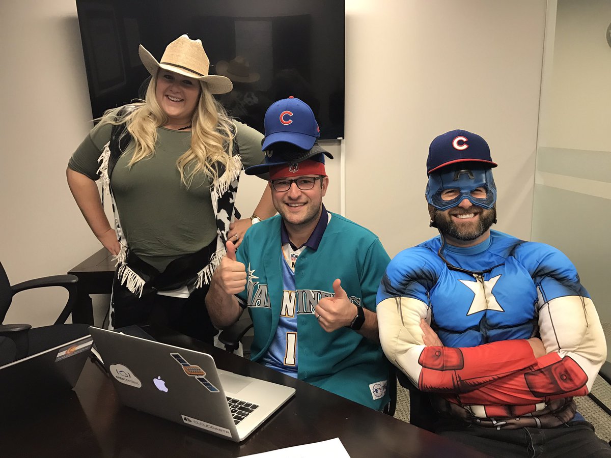 Happy Halloween from the <a href="/virtualarmour/">VirtualArmour</a> HQ #Cowgirl #Halloween #CaptainAmerica