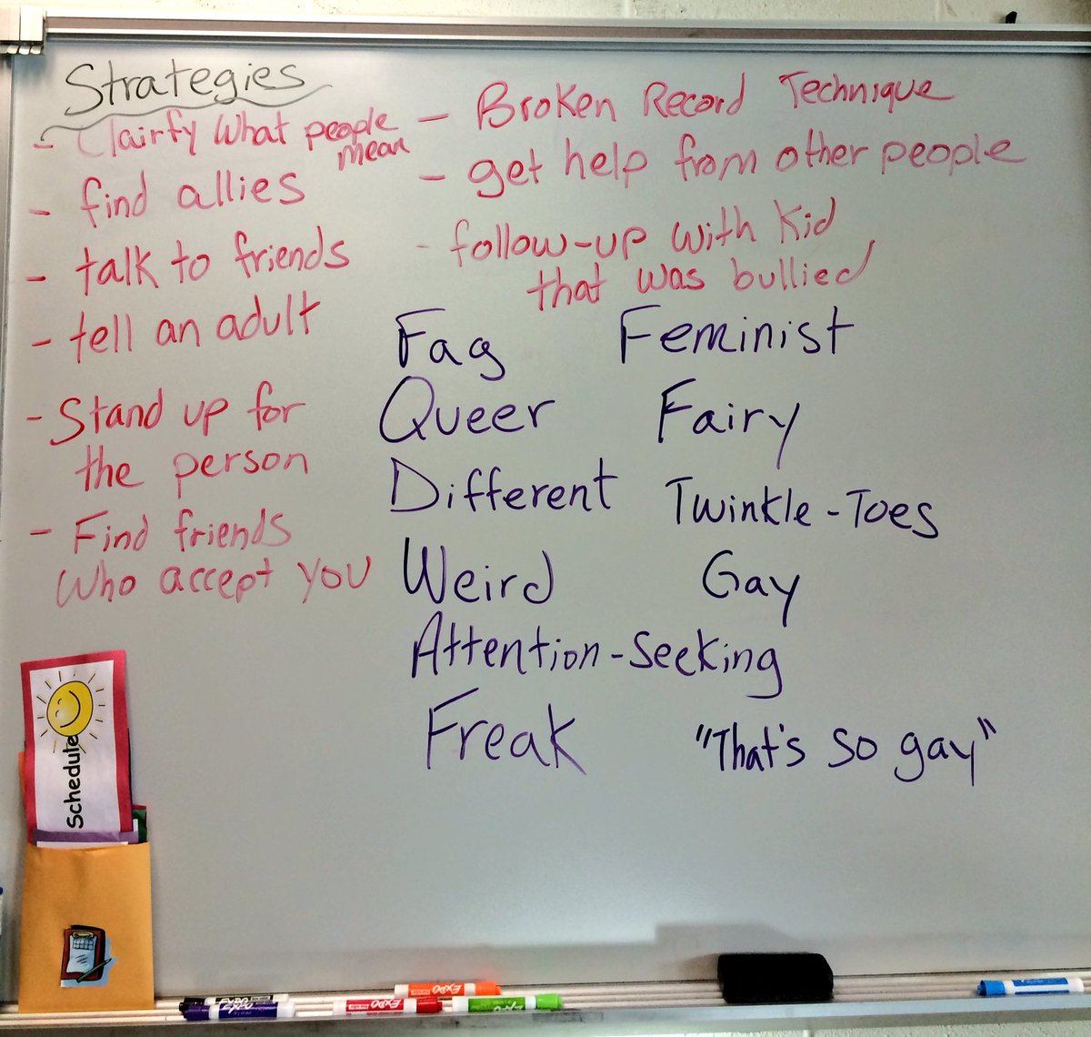 ACCDiversity's tweet image. Anti bullying from GSA #Gunstonpride @APS_OMA @Dloveslearning @GuMS_Principal @APSVirginia #APSisAwesome @madsciford_gms @APSVaSchoolBd