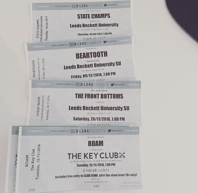 Wozza_Joe's tweet photo. Buzzing for all these and more gigs coming up, can not fucking wait https://t.co/oSjJX3YNUY