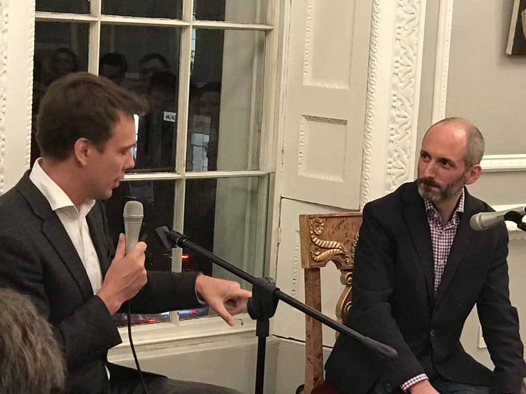Katrina_Power's tweet photo. Western journalists write about the future, Russian journalists about the past.  @zygaro @Pushkin_House @samagreene https://t.co/nJExu0mWQ2
