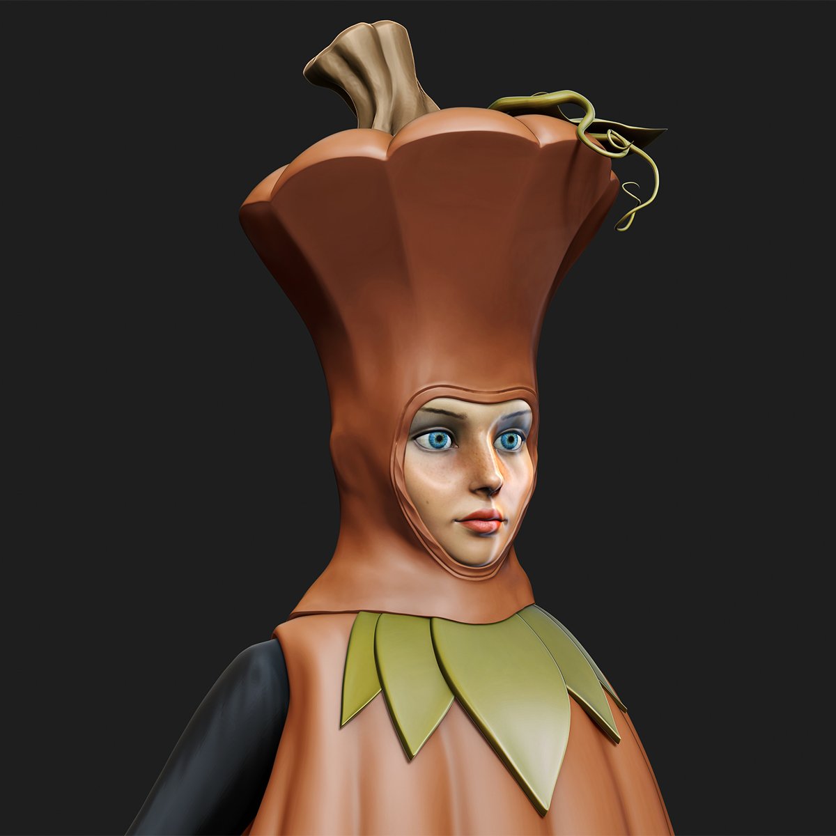 BioArchive's tweet image. I created this horrifying abomination of a pumpkin costume. Happy Halloween! @IGLevine @bioshock @IrrationalGames