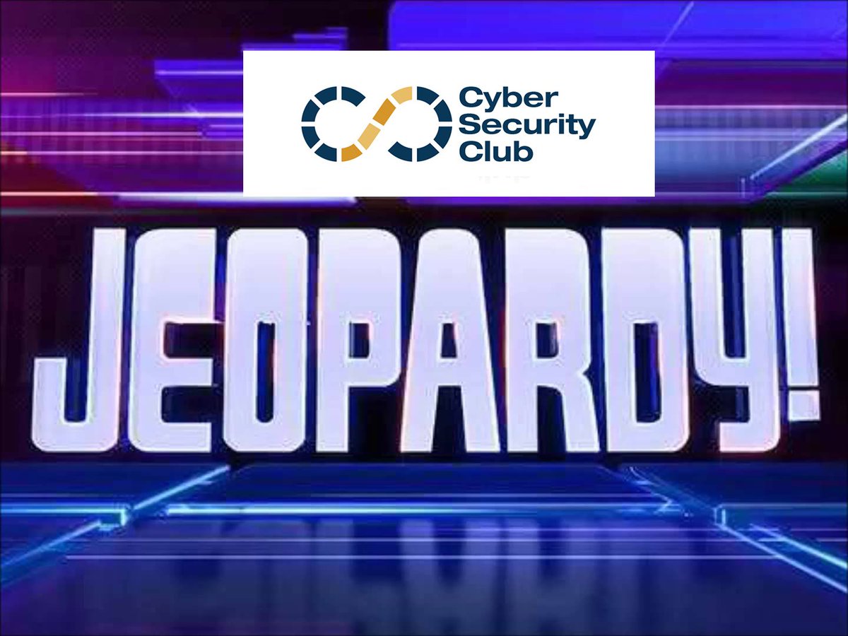 Join us for #Cybersecurity Jeopardy this Wednesday, Nov 2nd in CLA Bldg Room 101 from 11am-1pm #SUNYWCC