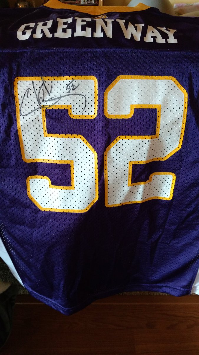 Let me know if you want to buy a chance on this signed Greenway jersey!!!