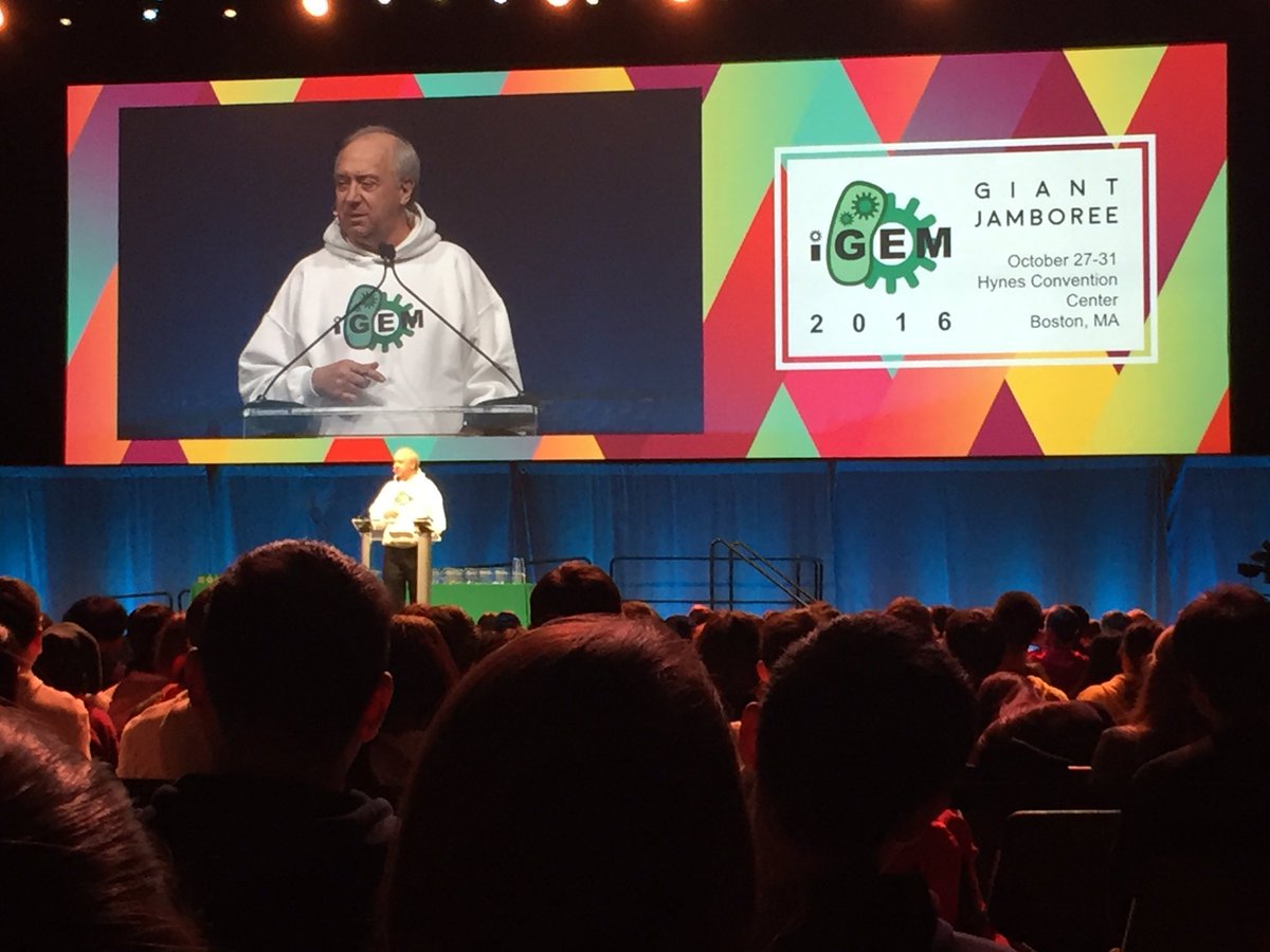 "You can't lie to a cell" <a href="/Igemrandy/">Randy Rettberg</a> <a href="/igem/">iGEM Headquarters</a> #igem2016 #giantjamboree