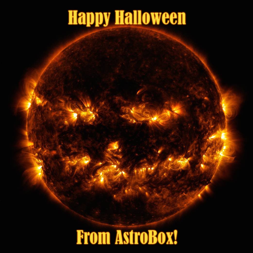 MileHighAstro's tweet image. Happy Halloween from #AstroBox! What are you dressed up as today? #sun #costume #HappyHalloween #space #jackolantern