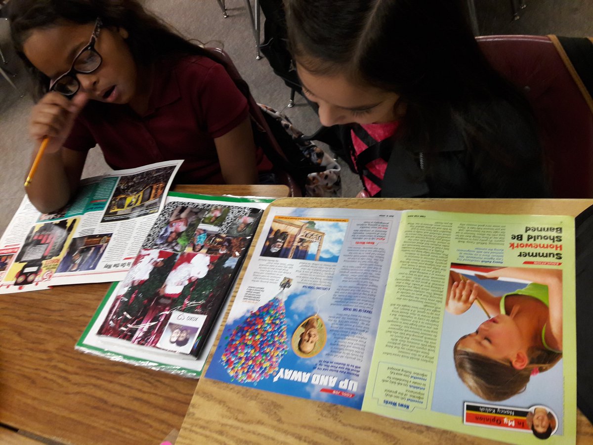 VCollier_ECES's tweet photo. Using "Time for Kids" to explore and identify expository leads!
#magnificentmoose #TeamSISD https://t.co/1Z84NuIotL