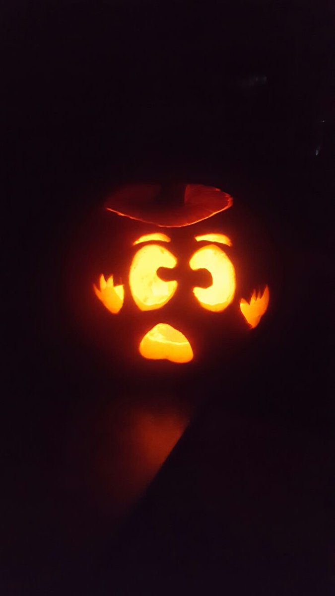 systemline1's tweet photo. We hope eveybody has a spooky #halloween 

Here's one of the team's #pumpkin 

Share your #spooky #pumpkincarving with us!

#HappyHalloween https://t.co/dzBkifFiTS