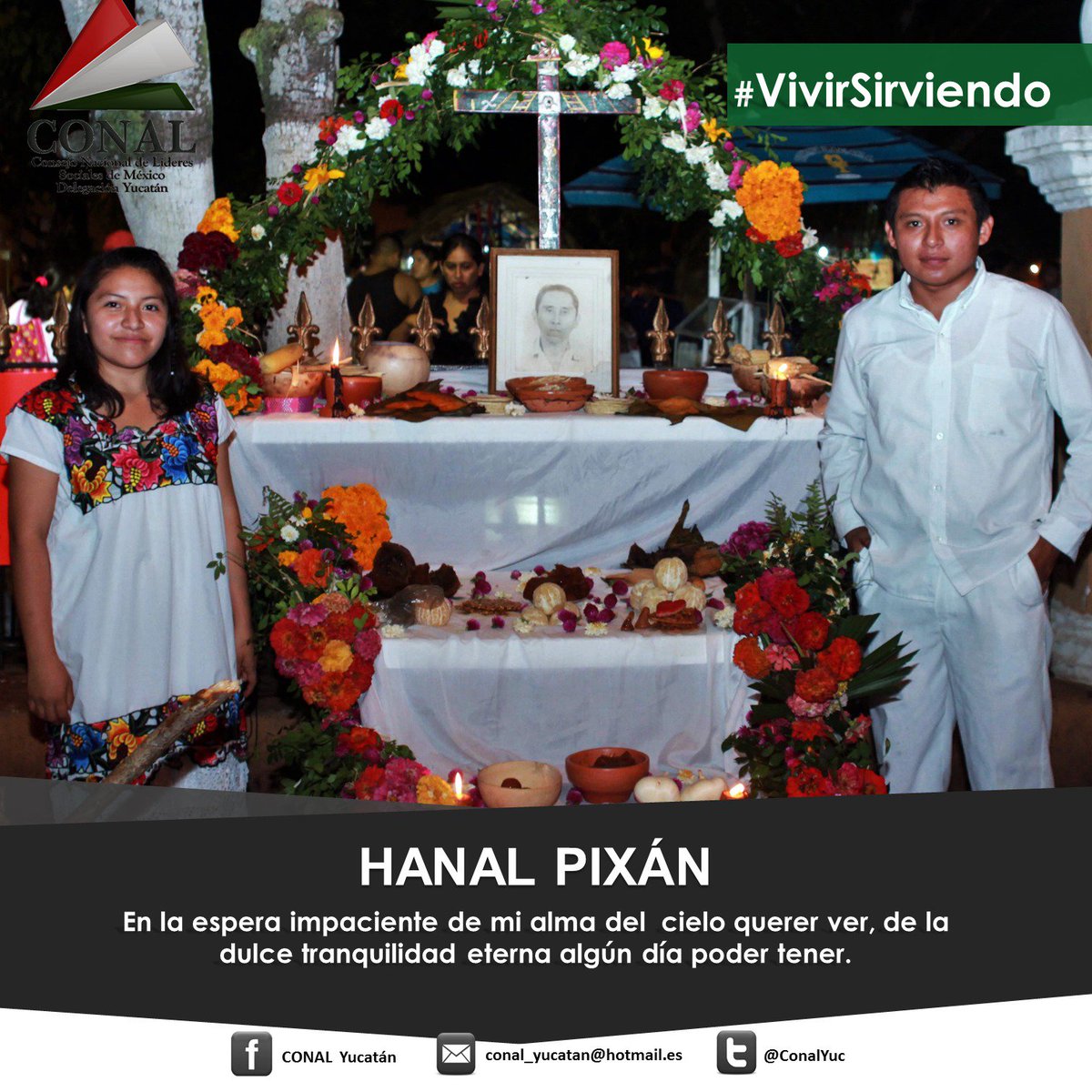 conalyucatan's tweet photo. #HanalPixán solemnidad y ofrenda para  nuestros fieles difuntos, una tradición más de nuestra tierra #TradicionesMexicanas #VivirSirviendo https://t.co/AlnlRhWBRW