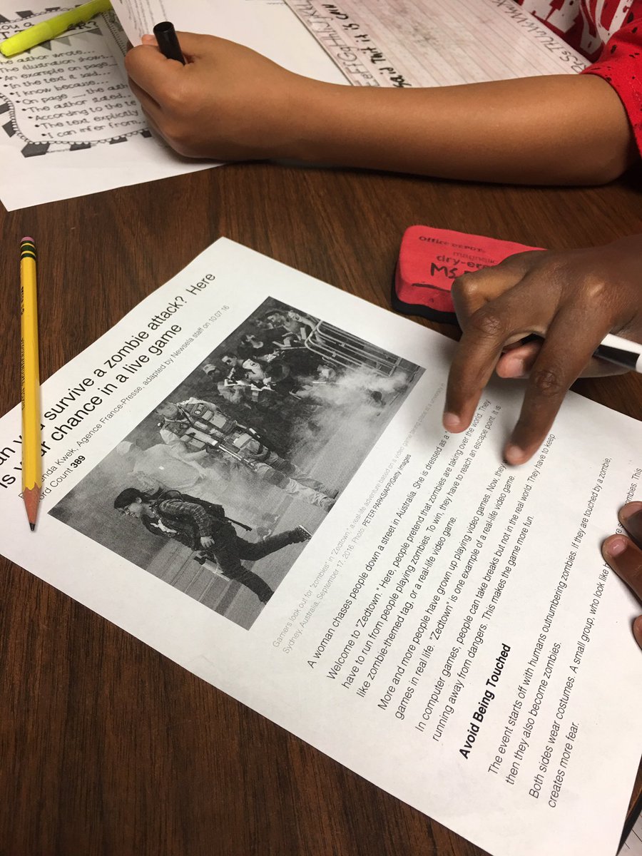 theteachermama's tweet photo. When your Zombie loving teacher finds an article fit for Halloween, you read it! #wewanttotryit @TheWalkingDead https://t.co/Awy6C3nVqy