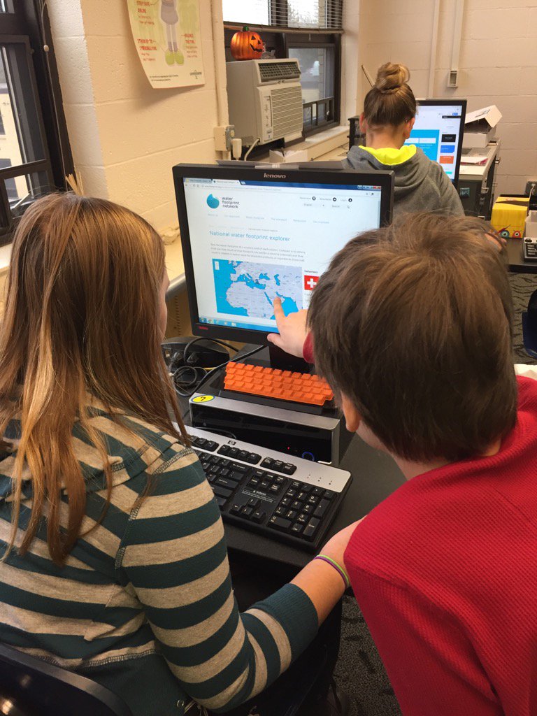 Saint_Marys's tweet image. Gathering stats for water footprint tables. #smsstem