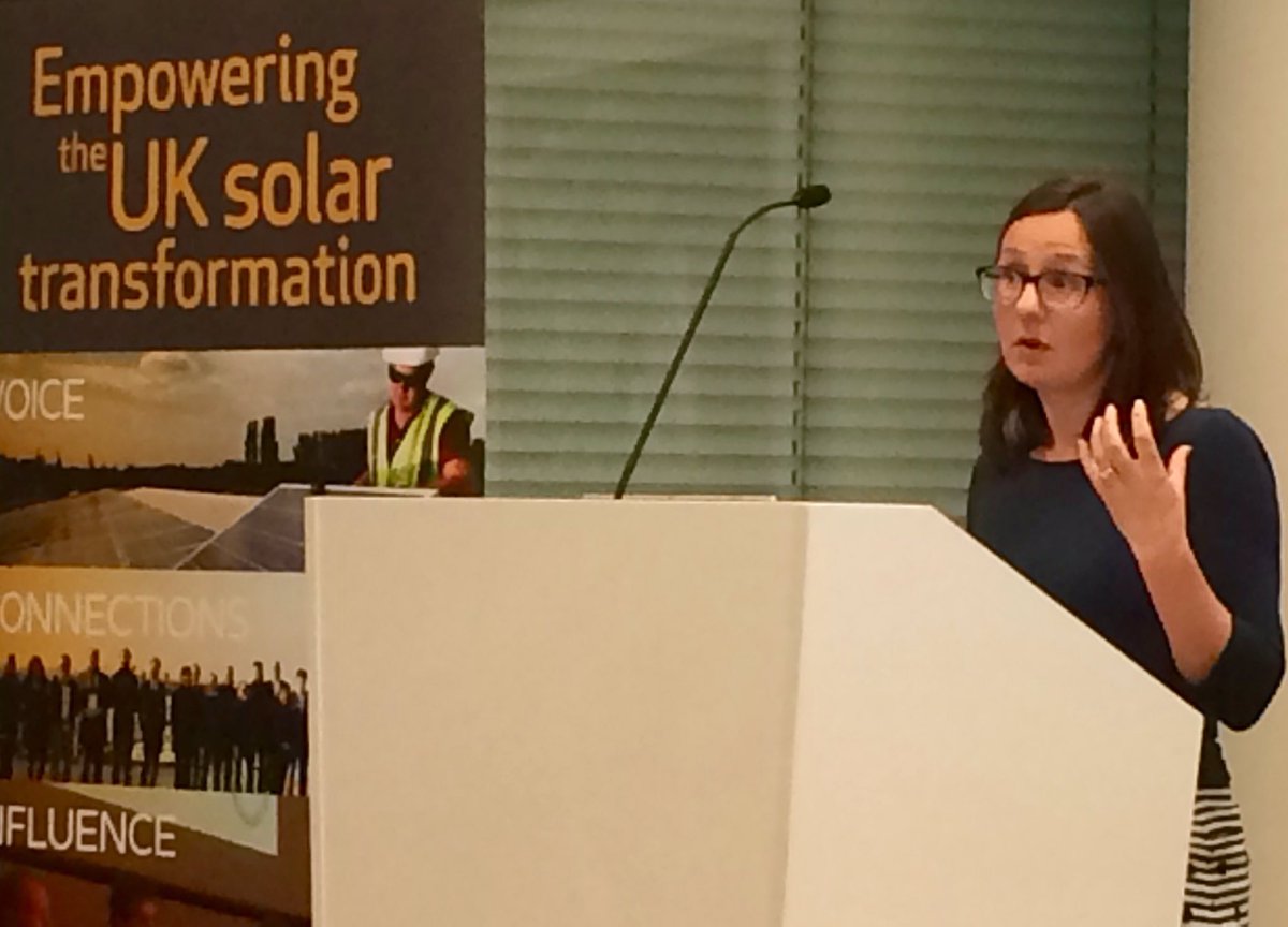 LeonieGreene's tweet photo. Rachel Cooper @beisgovuk wants industry feedback on whether the forthcoming #SmartPower call for evidence asks the right Qs. #STAStorage https://t.co/lKstfuQxdh