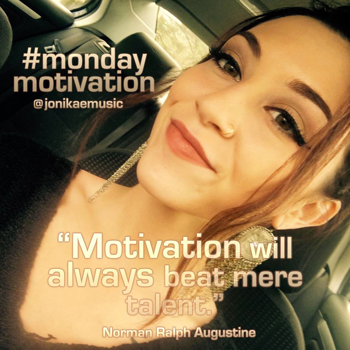 JoniKaeMusic's tweet photo. find the #selfmotivation to push yourself through any obstacles 💪 You can do it ❤ #mondaymotivation "#Motivation always beats mere #talent." https://t.co/G2QsAGlqYV