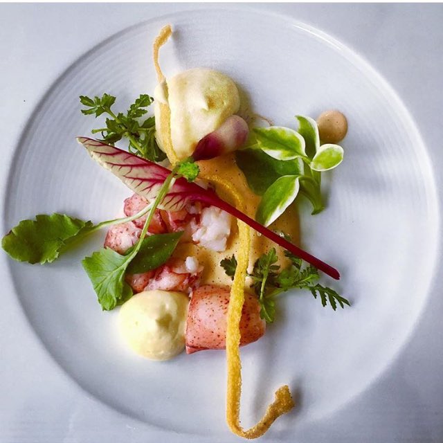 Star_Chefs's tweet photo. .@brad_kilgore's #StarChefs2016 creation: New Shell Lobster, Harissa Lobster Anglaise, Whipped Squash Chawanmushi, Puffed Squash w. Vadouvan https://t.co/KT2ipXHjnL
