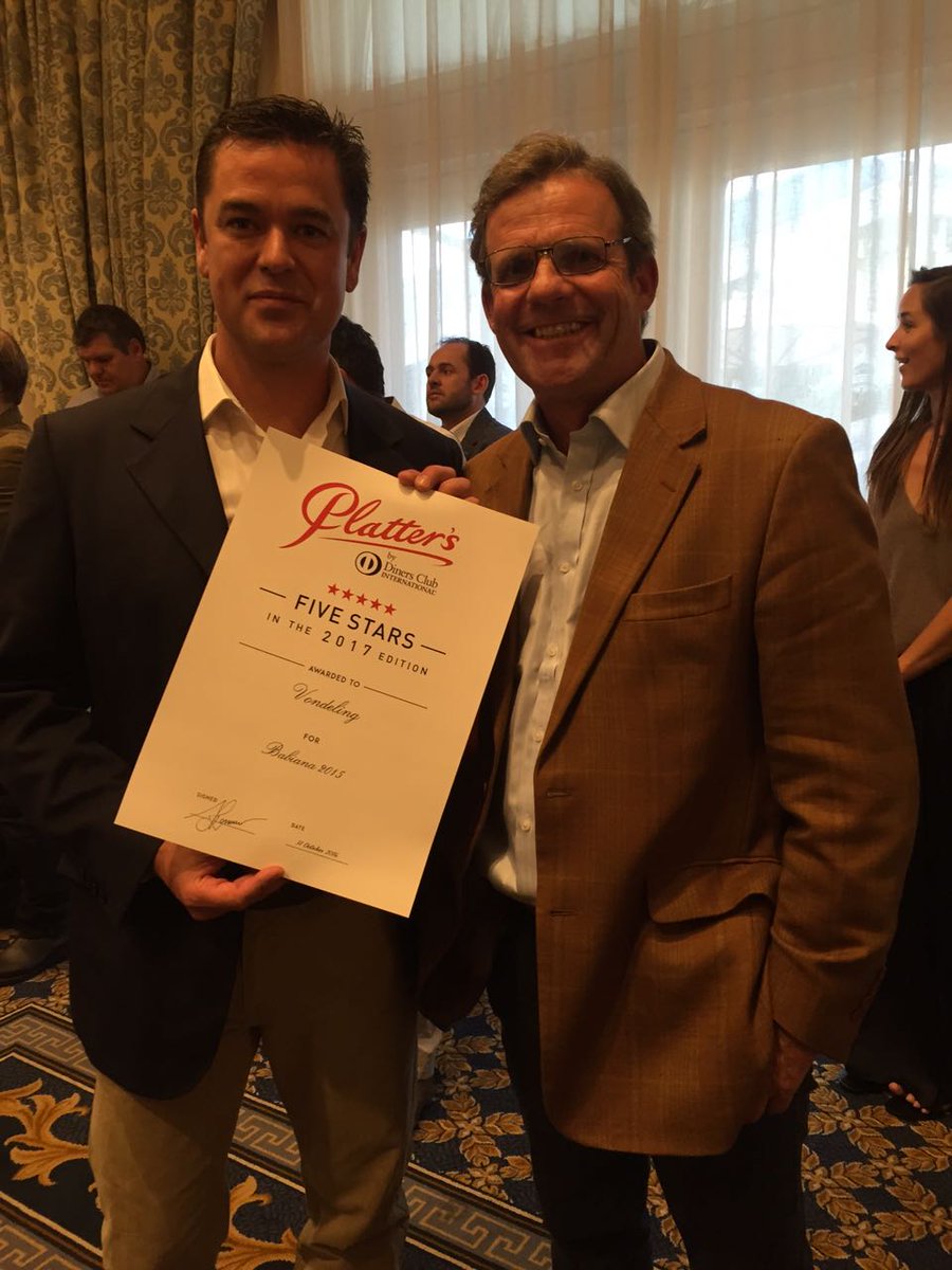 Well done Matt and team!Second consecutive #Platters2017 award for 2015 Babiana!